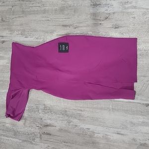 Lulu's Fuchsia One Shoulder Dress